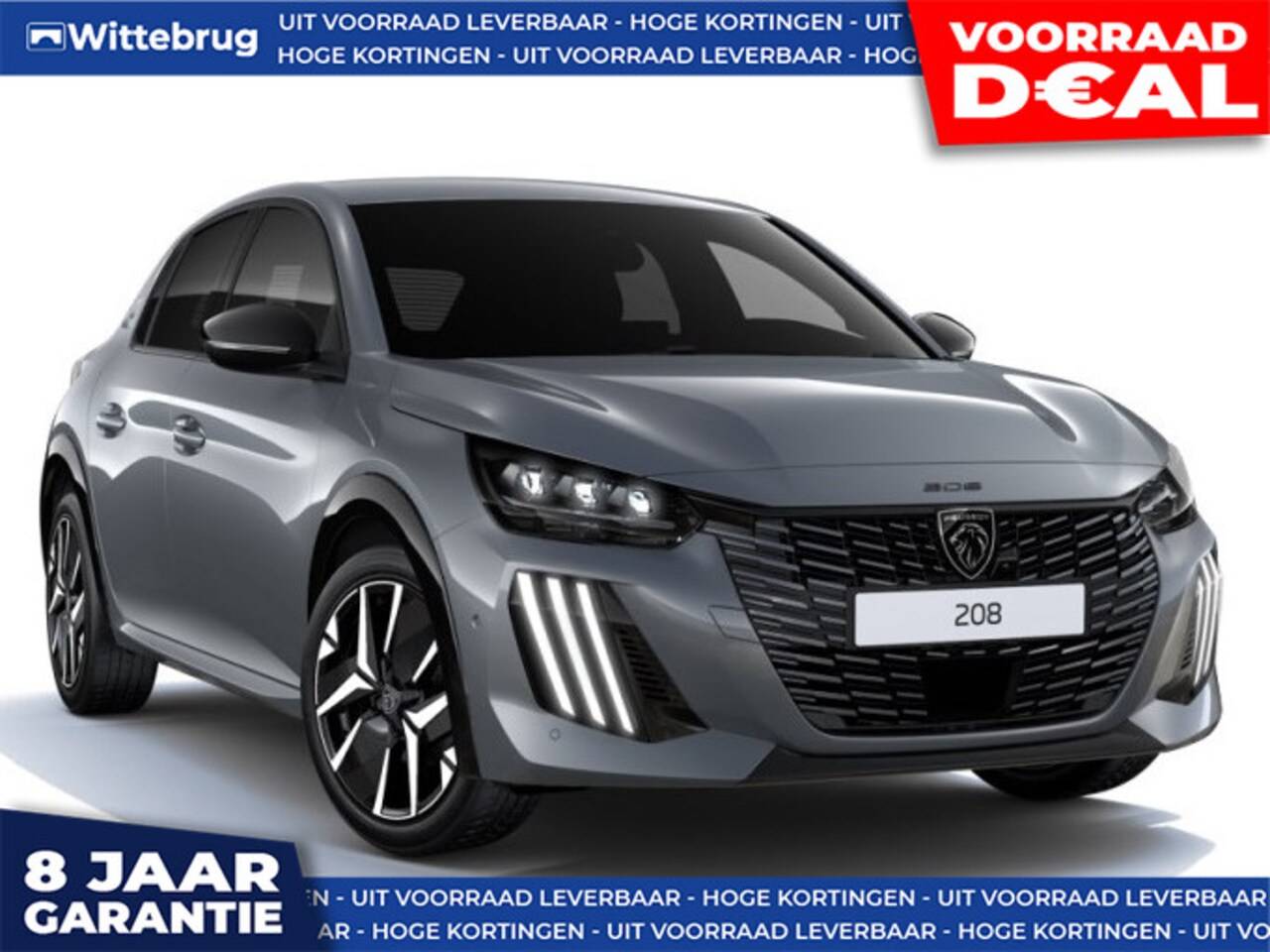 Peugeot 208 - 1.2 Hybrid 110 e-DCS6 GT PRIVATE LEASE VANAF € 455,- P/M - VOORRAAD DEAL! - AutoWereld.nl