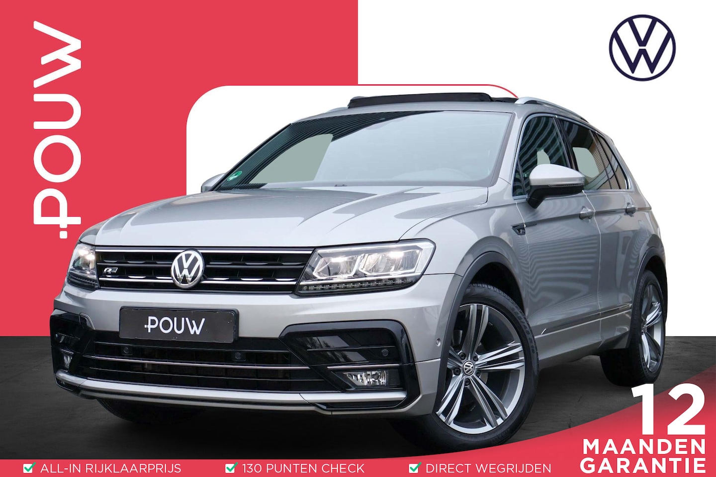 Volkswagen Tiguan - 1.4 TSI 150pk DSG 4Motion Comfortline Business R | Trekhaak | 4x4 | 2.000kg Trekgewicht | - AutoWereld.nl