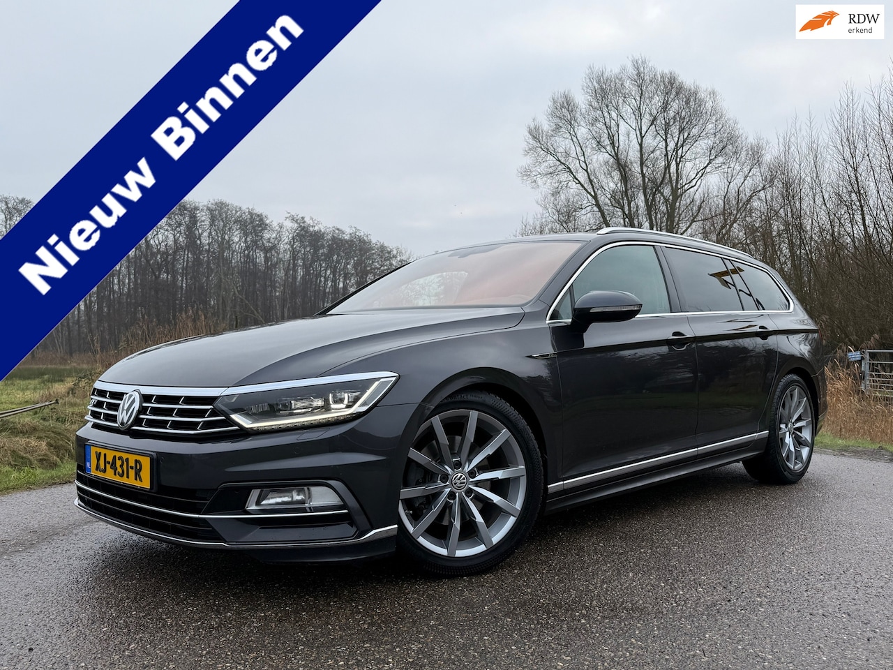 Volkswagen Passat Variant - 1.4 TSI Highline Business R-Line Automaat / Leder / Apple CarPlay/Android Auto / 18" Velge - AutoWereld.nl