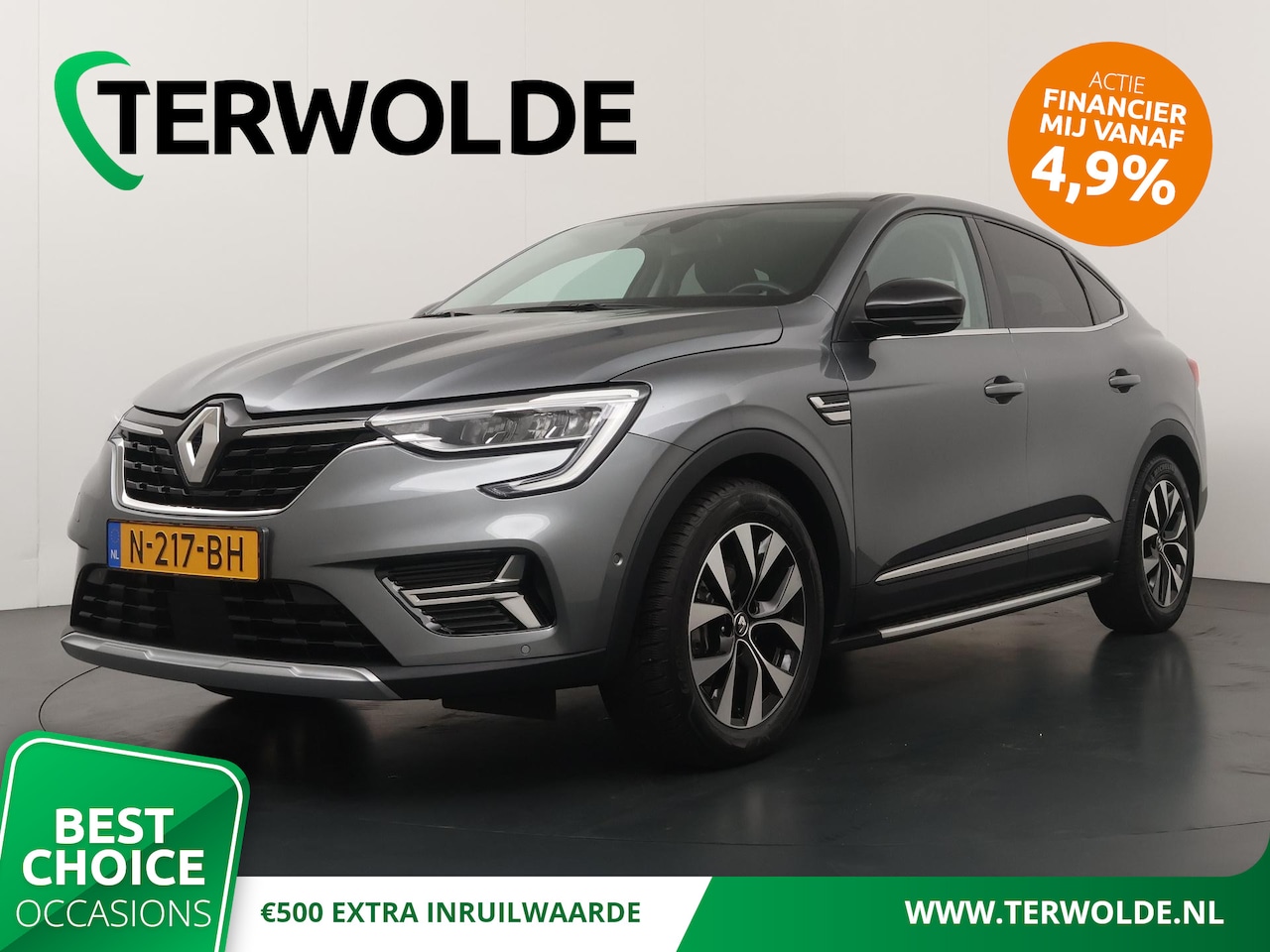 Renault Arkana - 1.6 E-Tech Hybrid 145 Intens | Pack Parking | Easy Park Assist | Metaalkleur | - AutoWereld.nl