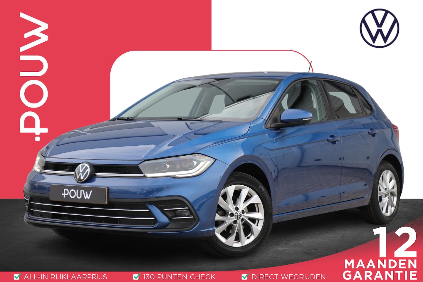 Volkswagen Polo - 1.0 TSI 95pk DSG Style | Navigatie | App Connect | Parkeersensoren | Climate Control - AutoWereld.nl