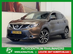 Nissan Qashqai - 1.6 TEKNA PANORAMADAK LEDER/ALCANTARA NAVIGATIE 360 CAMERA CRUISE CONTROL STOELVERWARMING