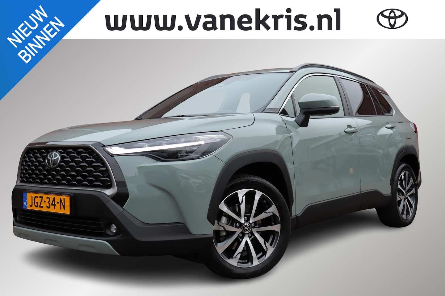 Toyota Corolla Cross - Hybrid 200 Dynamic, Apple CarPlay, Android Auto, Adaptieve cruise control, Lane assist, Na - AutoWereld.nl