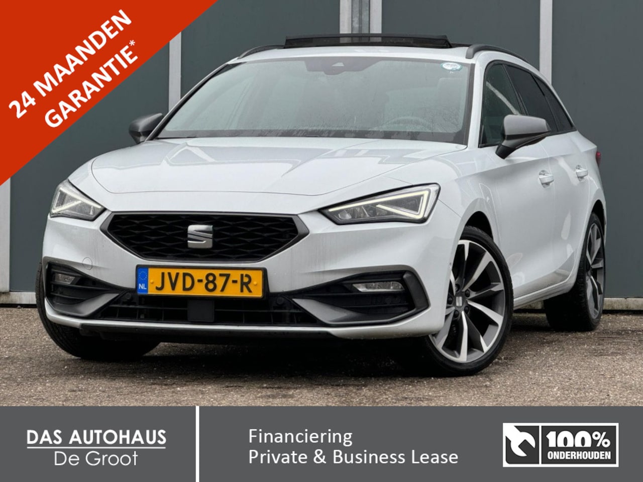 SEAT Leon Sportstourer - 1.0 eTSI 110pk DSG FR Business | ACC | Pano | Elk S - AutoWereld.nl