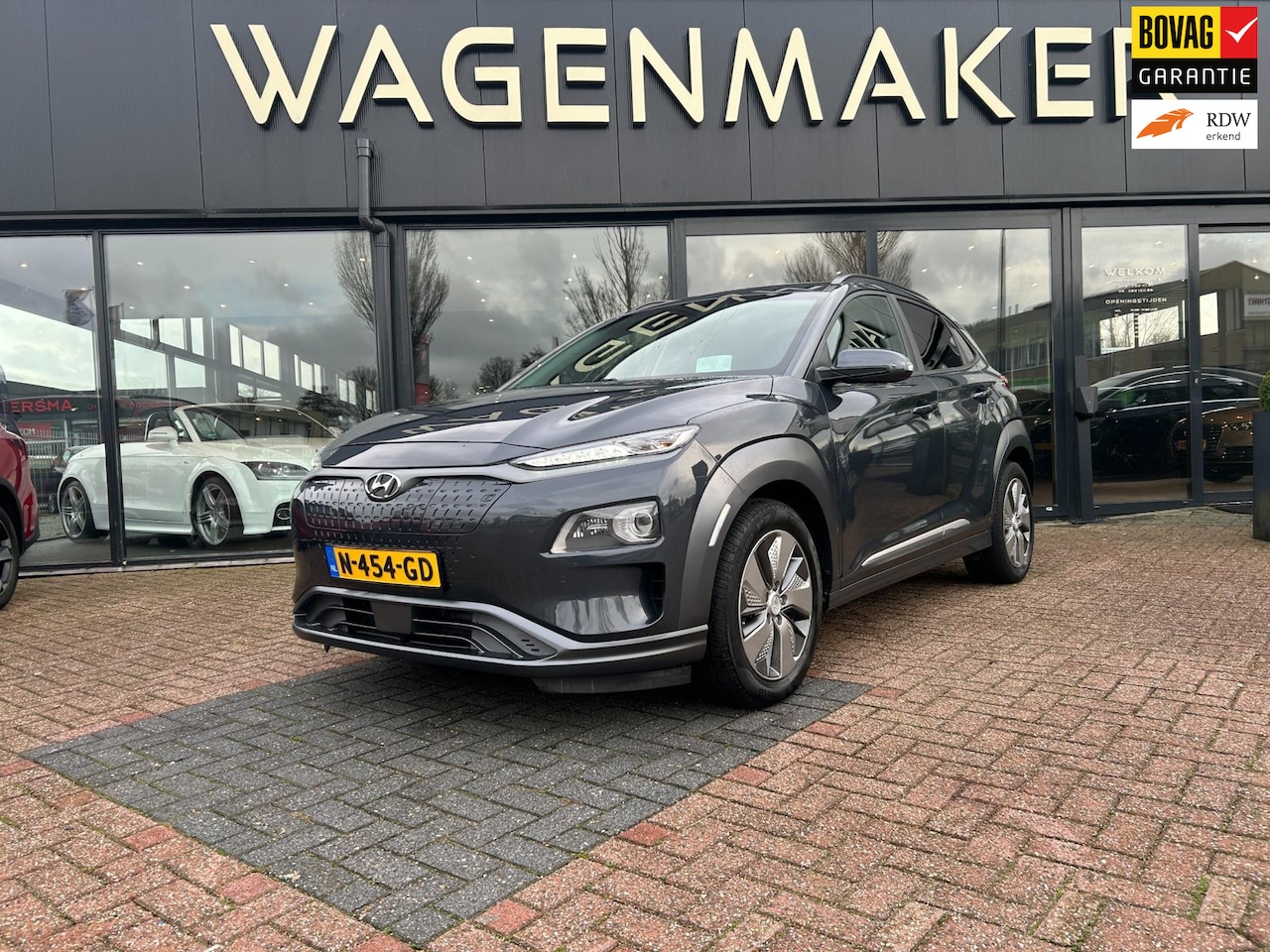 Hyundai Kona Electric - EV Fashion 64 kWh NAV|Cam|Leder|SOH 94,3% - AutoWereld.nl