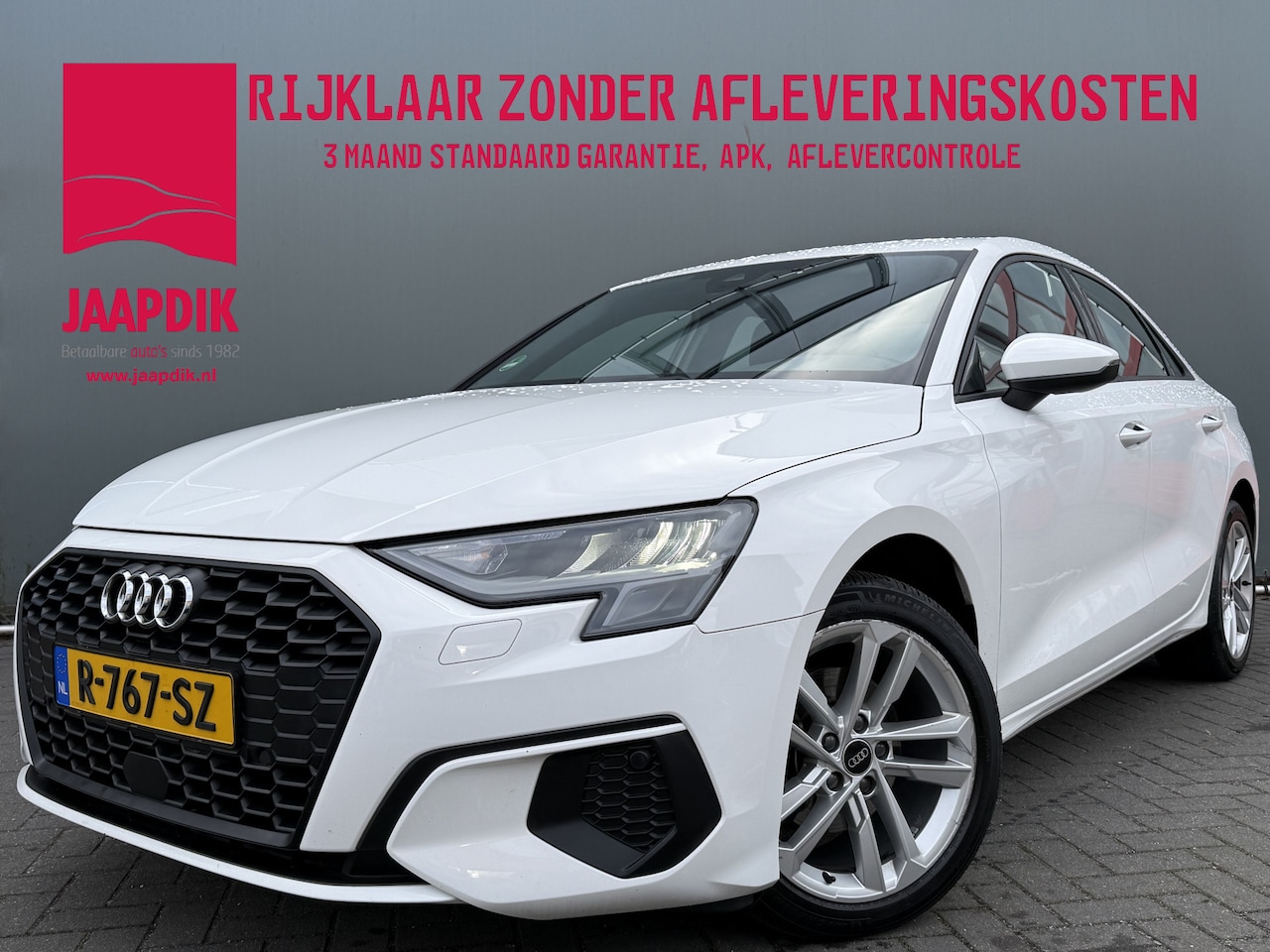 Audi A3 Limousine - BWJ 2022 30 TFSI 111 PK Pro Line AUTOMAAT | FULL LED | ADAPTIVE CRUISE | CARPLAY + ANDROID - AutoWereld.nl