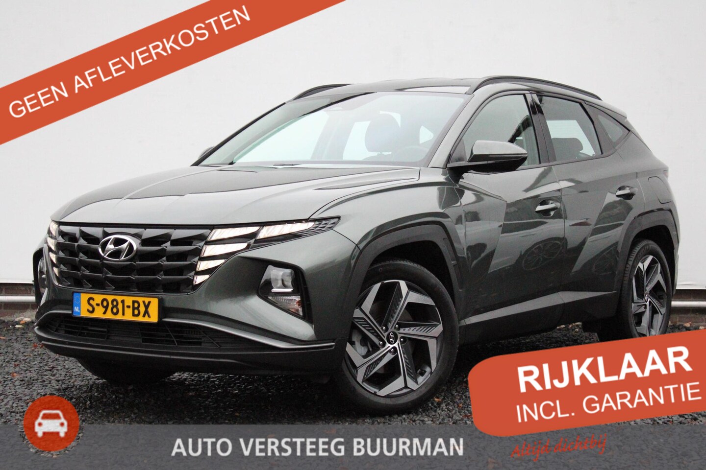 Hyundai Tucson - 1.6 T-GDI PHEV Comfort Smart 4WD Inclusief batterijcertificaat, Automaat, Trekhaak, 19" in - AutoWereld.nl