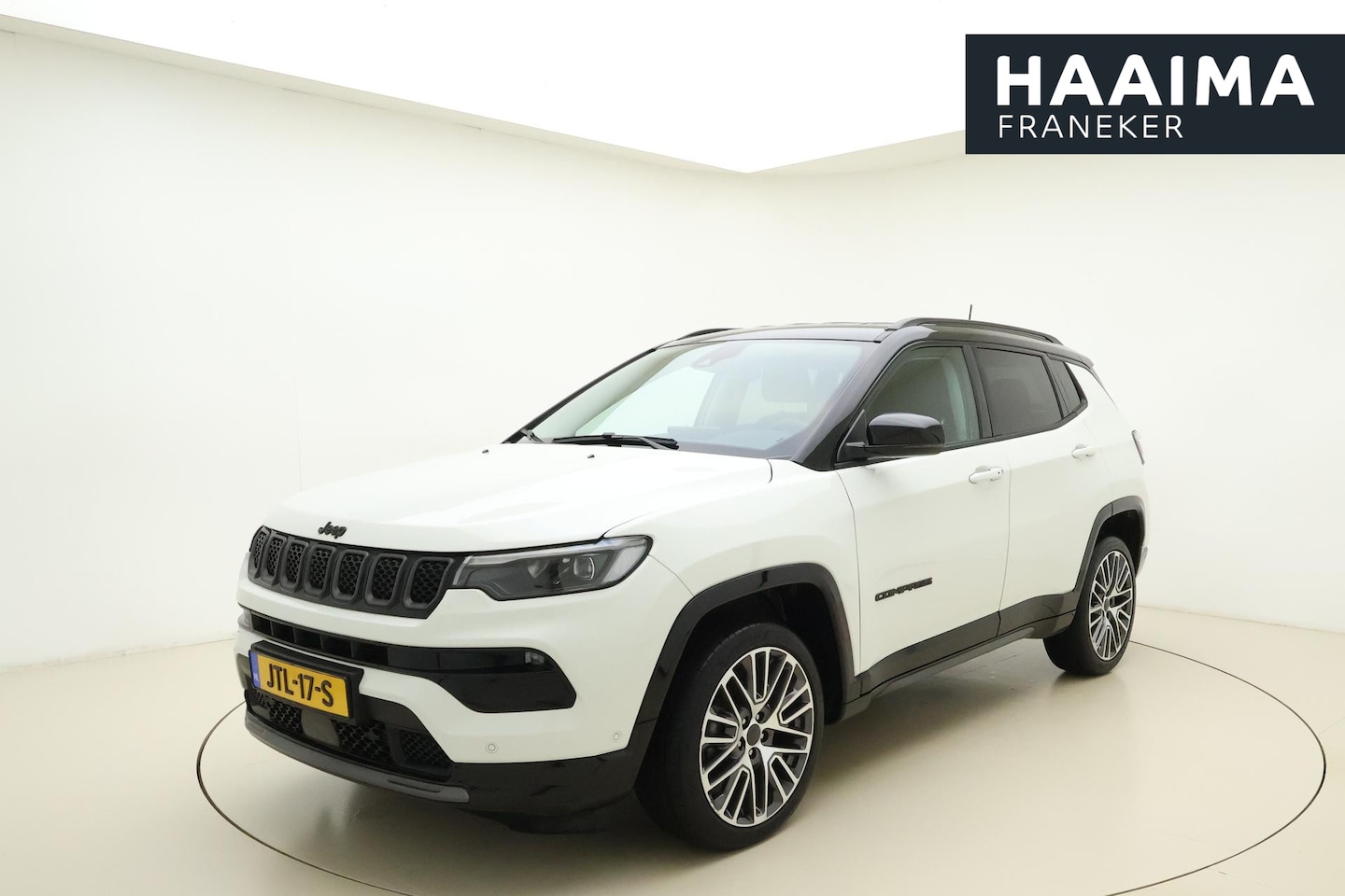 Jeep Compass - 1.5T e-Hybrid S Automaat | Lederen bekleding | Keyless | Zwart dak | Stoelverwarming & sto - AutoWereld.nl