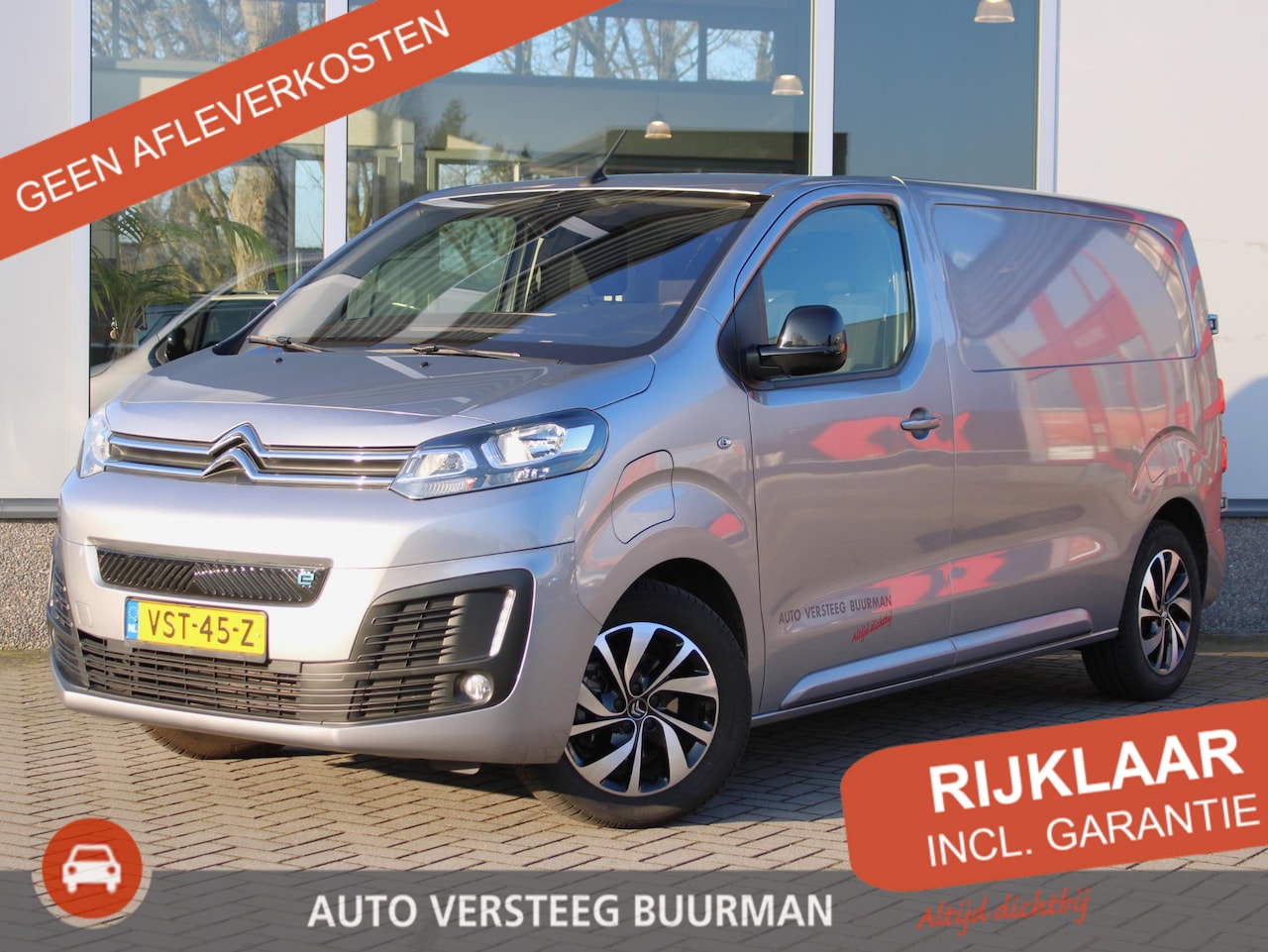 Citroën ë-Jumpy - Driver 50kWh 136PK L2H1 Incl. Accutest Trekhaak, Cruise en Climate Control, Navigatie, Ach - AutoWereld.nl