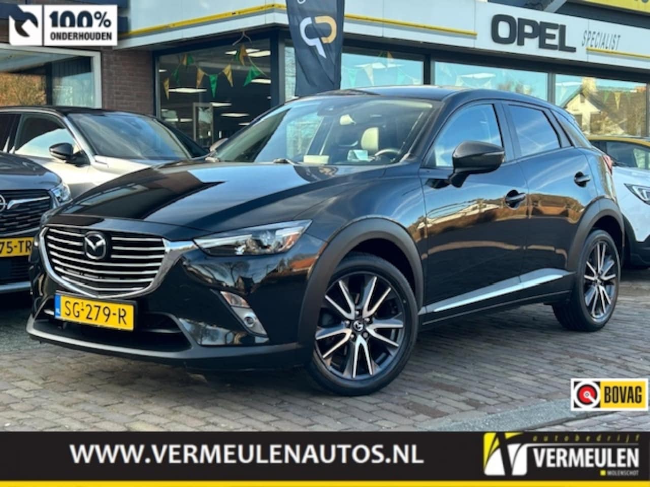 Mazda CX-3 - 2.0 SKYACTIV-G 120PK GT-M + 18"/ Navi/ Bose-Sound/ Clima/ Leder/ Full-LED/ Winterpakket/ H - AutoWereld.nl