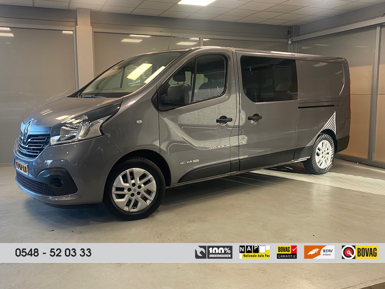 Renault Trafic - 1.6 dCi 145PK!!! L2H1 DC Formula Edition | CAMERA | NAVI | CLIMA | - AutoWereld.nl