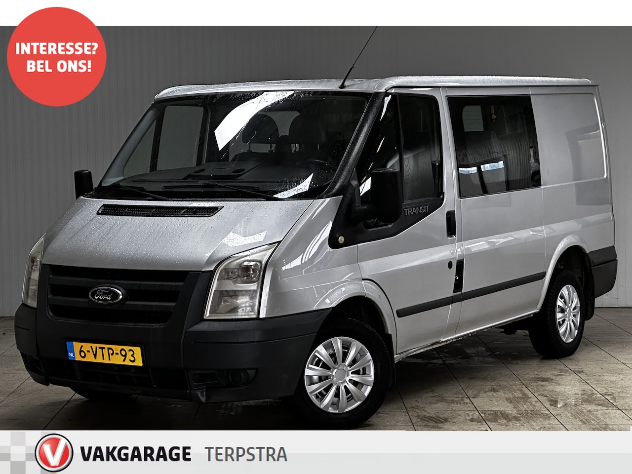 Ford Transit - 260S 2.2 TDCI Ambiente DC/ MARGE!!/ Zij-Schuifdeur Rechts/ Trekhaak/ Elek.Pakket/ Radio-CD - AutoWereld.nl