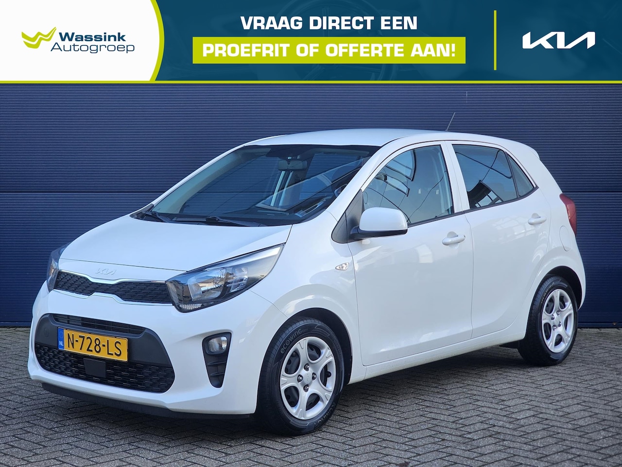 Kia Picanto - 1.0 MPi 67pk 4-zits ComfortLine | Airco | 5-deurs | Cruise control | Bluetooth | - AutoWereld.nl