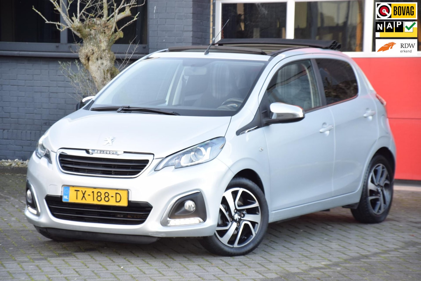 Peugeot 108 - 1.0 e-VTi Allure TOP! 2018 Carplay Cabrio Cabriolet - AutoWereld.nl