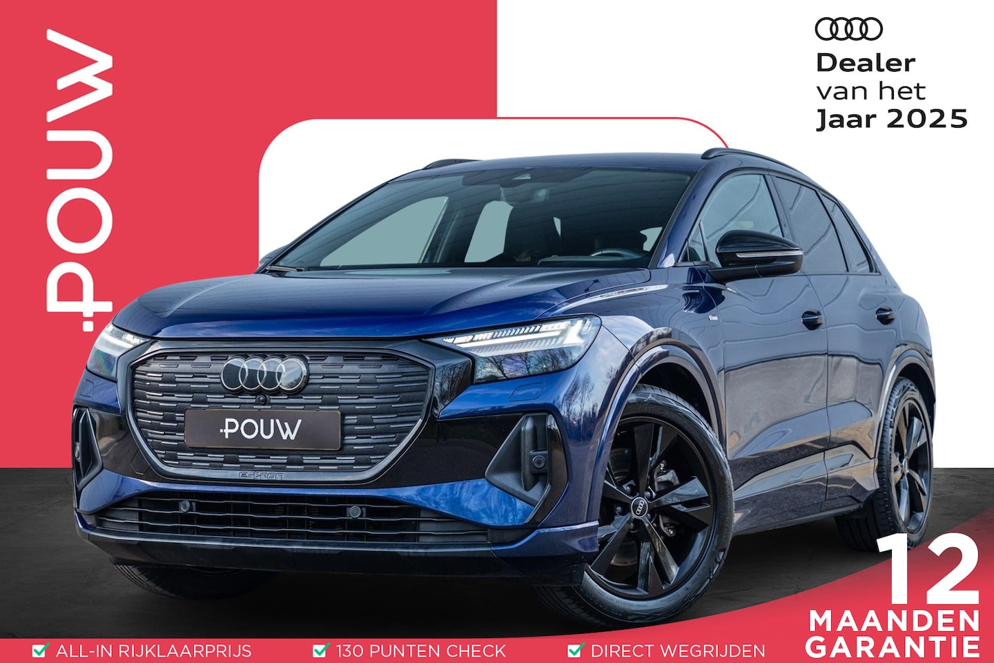 Audi Q4 e-tron - 40 204pk Launch Edition S Competition 82kWh | SoH 91% | Camera | Stoelverwarming | PDC | S - AutoWereld.nl