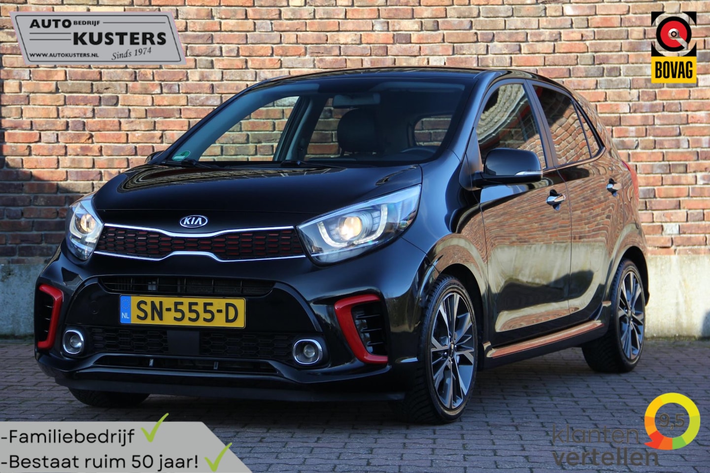 Kia Picanto - 1.0 T-GDI GT-Line NAP | Stoelen & Stuur Verwarmd | Camera | Apple Carplay | Cruise Control - AutoWereld.nl