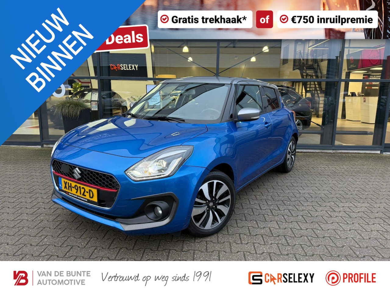 Suzuki Swift - 1.2 Stijl Smart Hybrid *ACC & Stoelverwarming* - AutoWereld.nl