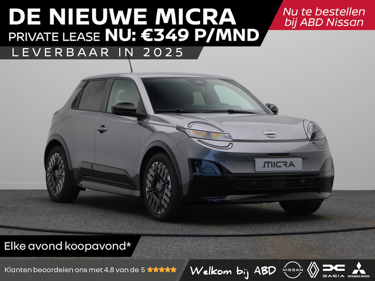 Nissan Micra - Engage 40 kWh | Parkeersensoren achterzijde - AutoWereld.nl