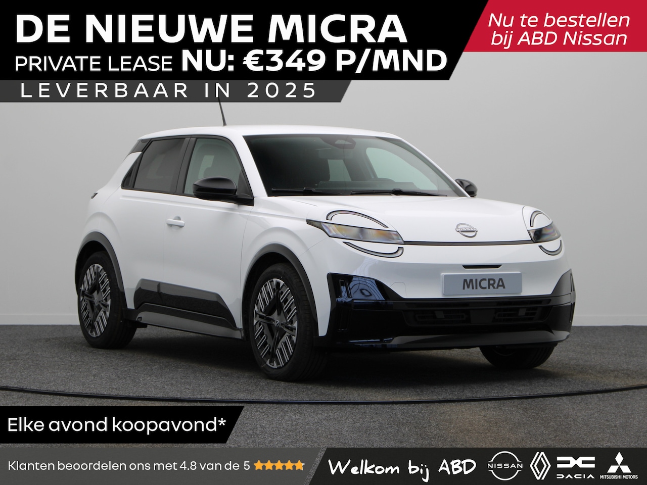 Nissan Micra - Engage 40 kWh | Parkeersensoren achterzijde - AutoWereld.nl