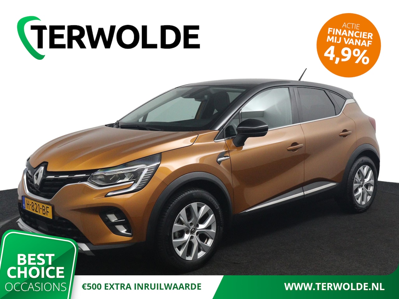 Renault Captur - TCe 100 Intens | Origineel Nederlands | Trekhaak | Achteruitrijcamera | Parkeersensoren | - AutoWereld.nl