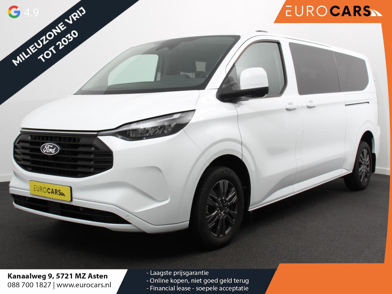 Ford Transit Custom - 340 L2H1 Limited 65 kWh 8-Persoons - AutoWereld.nl