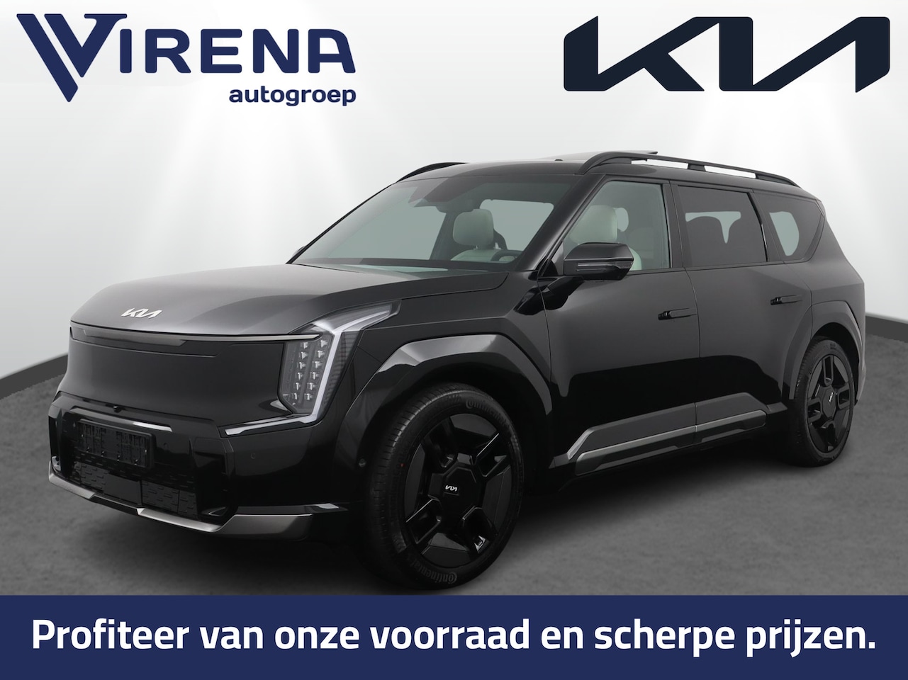 Kia EV9 - GT-Line AWD 99.8 kWh - 7 zits - Panoramadak - 360 graden camera - Head-Up Display - Meridi - AutoWereld.nl