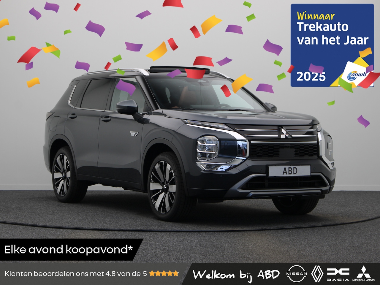 Mitsubishi Outlander - Instyle+ 2.4 Plug-in Hybride | Adaptive Cruise Control (ACC) | Blind Spot Warning (BSW) | - AutoWereld.nl