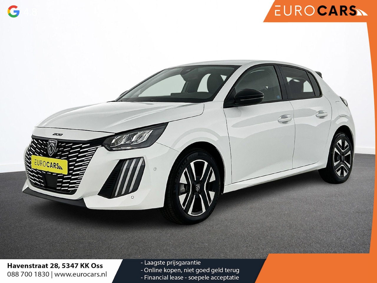 Peugeot 208 - 1.2 Hybrid 100PK Automaat Allure | Navigatie | Apple Carplay/Android Auto | Airco | Camera - AutoWereld.nl