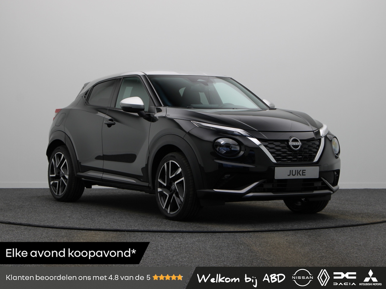 Nissan Juke - N-Design + Light Cold Pack 1.6L HYBRID 143 | 17" Lichtmetalen velgen | 19" lichtmetalen ve - AutoWereld.nl