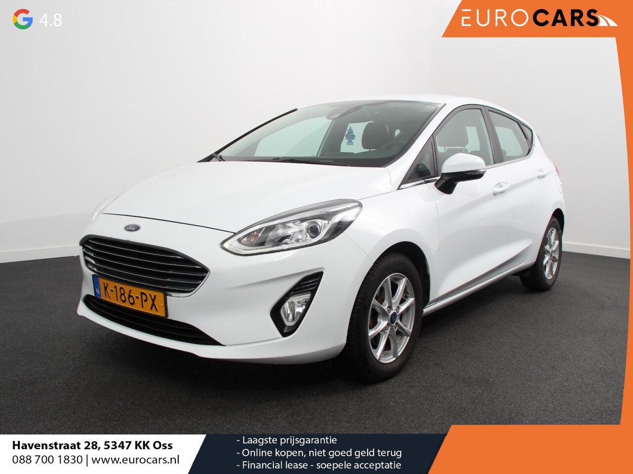 Ford Fiesta - 1.0 EcoBoost Titanium | Navigatie | Apple Carplay/Android Auto | Climate Control | Stoelve - AutoWereld.nl