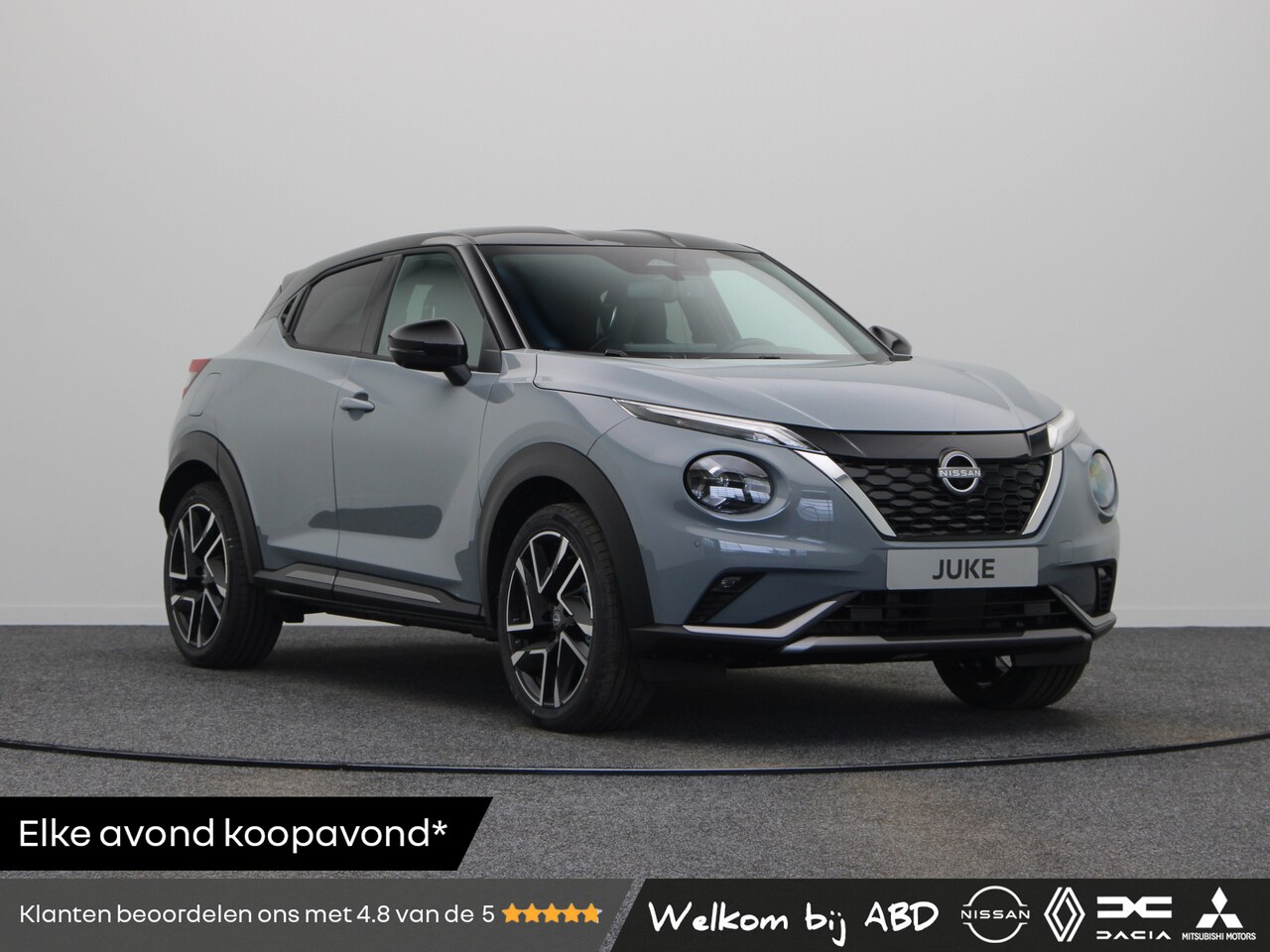 Nissan Juke - N-Design + Interior Pack + Cold Pack + Technology Pack 1.6L HYBRID 143 | 17" Lichtmetalen - AutoWereld.nl