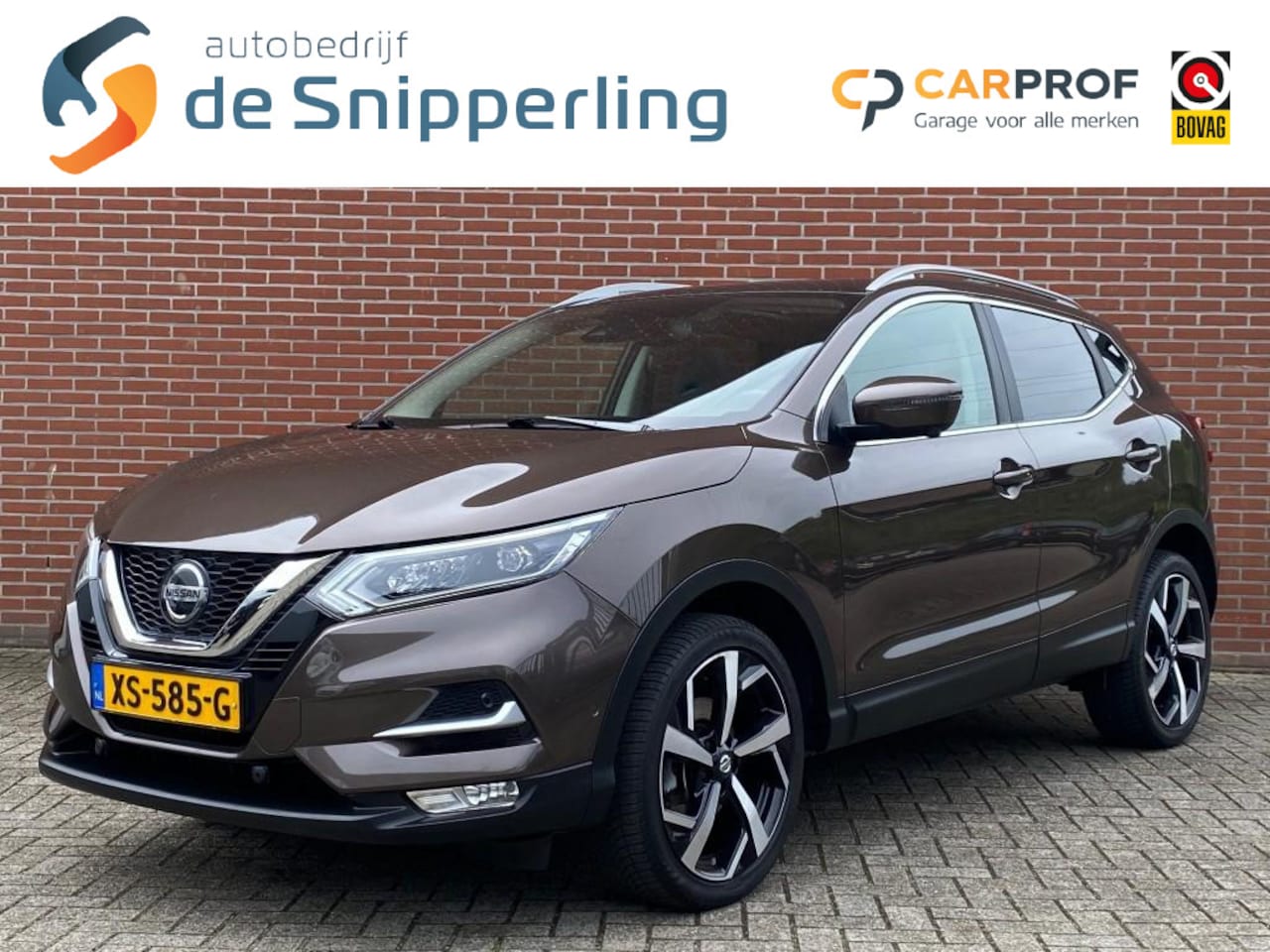 Nissan Qashqai - 1.2 TEKNA + NAV 360 CAMERA CLIMA CRUISE PANO STOELVERW - AutoWereld.nl