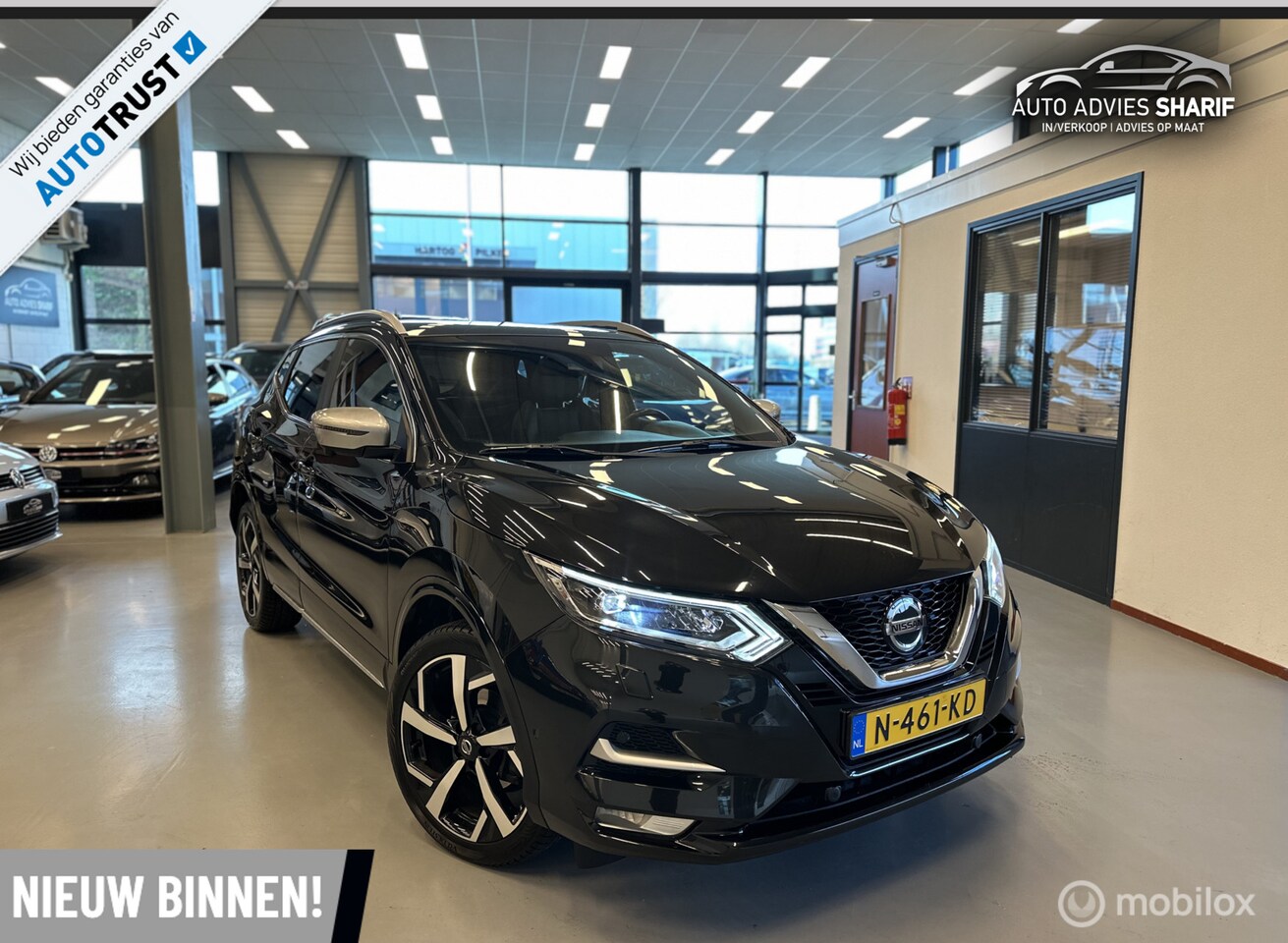 Nissan Qashqai - 1.3 DIG-T Tekna + Vol Opties|CarPlay|Trekhaak - AutoWereld.nl