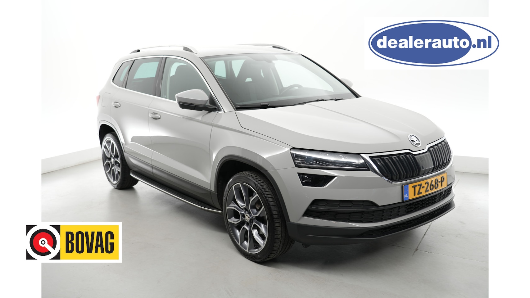 Skoda Karoq - 116 pk DSG- Sportline-18" -Privacyglas-ACC-Zeer nette auto! distributie vervangen, Carplay - AutoWereld.nl