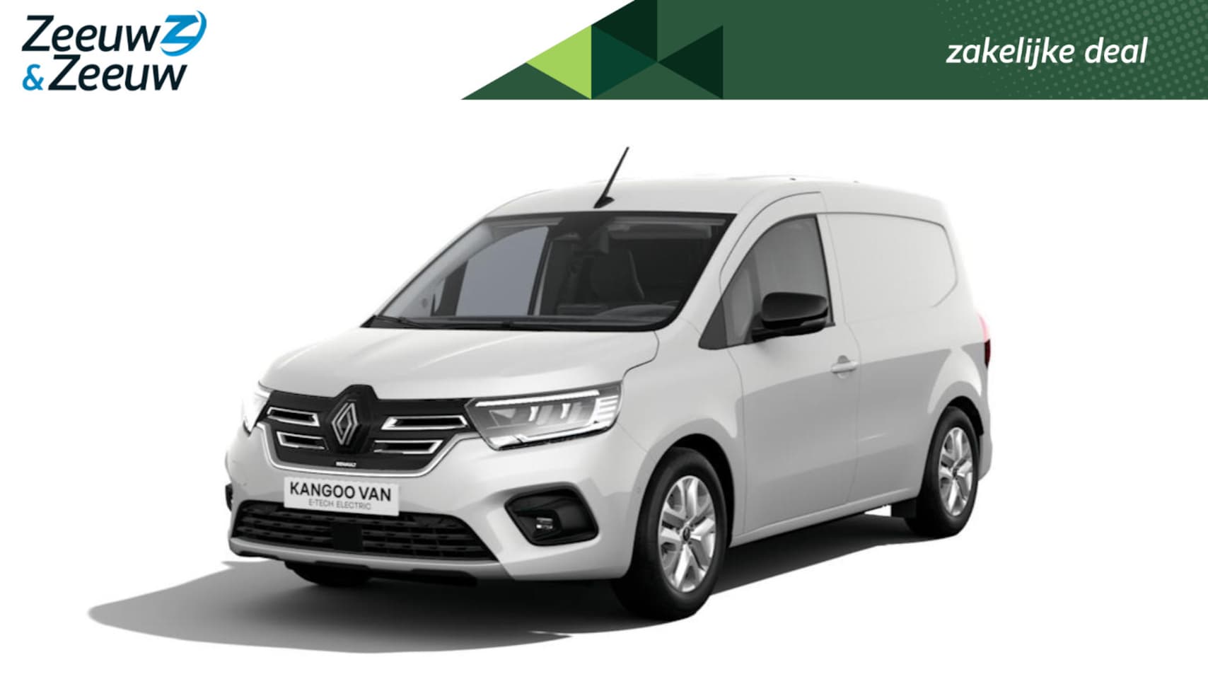 Renault Kangoo E-Tech - Extra L1 44 kWh | Nu leverbaar met 12% Zeeuw & Zeeuw aktie korting ! | - AutoWereld.nl