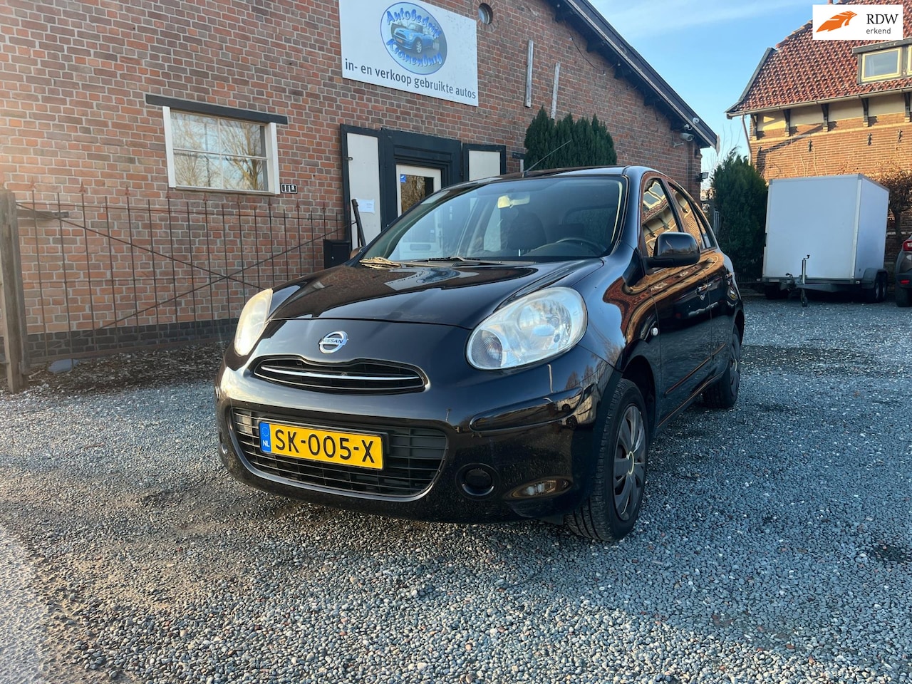 Nissan Micra - 1.2 Visia Pack 1.2 Visia Pack ( Airco + Elektrische ramen + Nieuwe apk ) - AutoWereld.nl