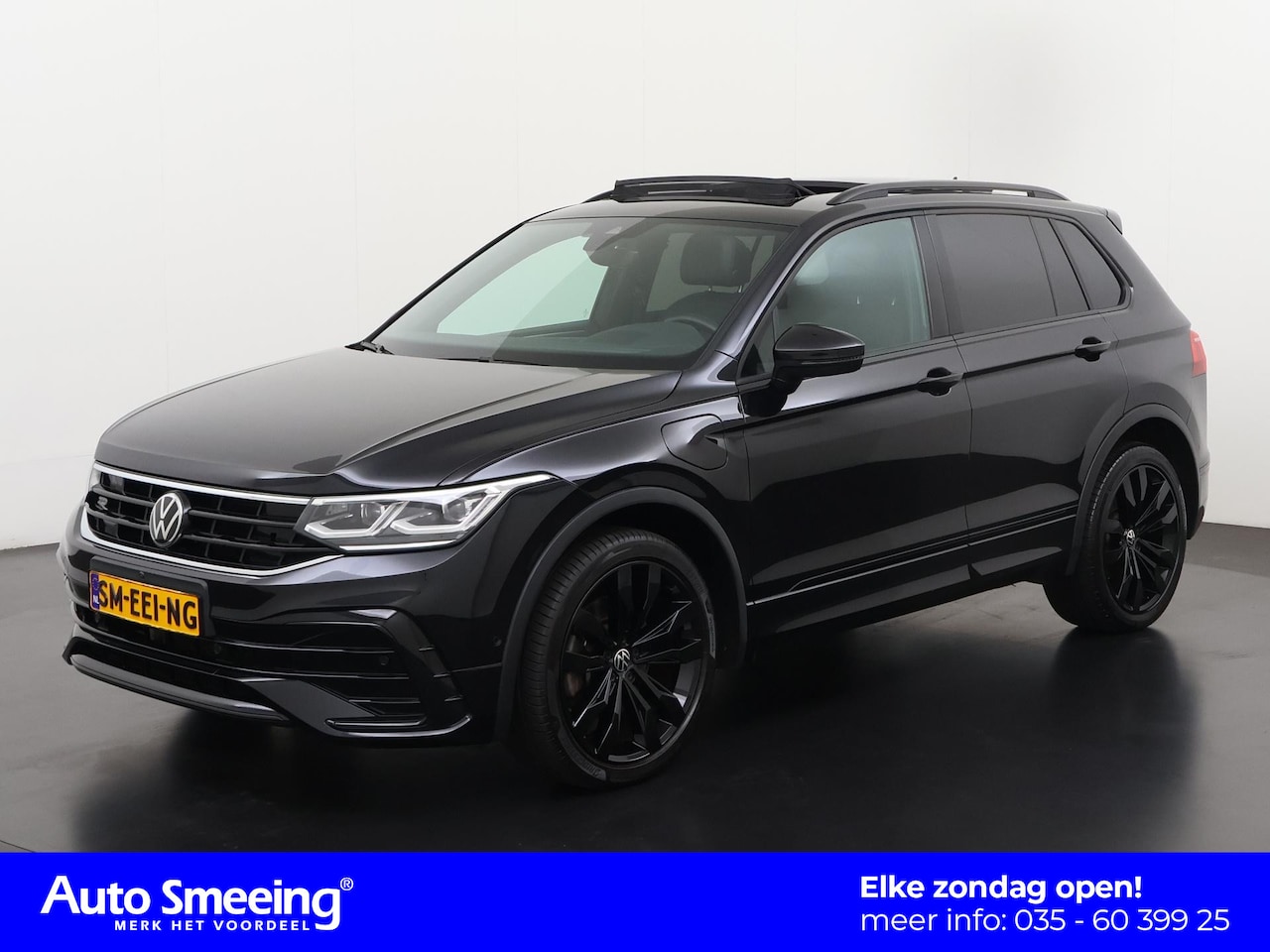 Volkswagen Tiguan - 1.4 TSI eHybrid R-Line Black Style | Panoramadak | Leder | Adaptief Demping | Zondag Open! - AutoWereld.nl