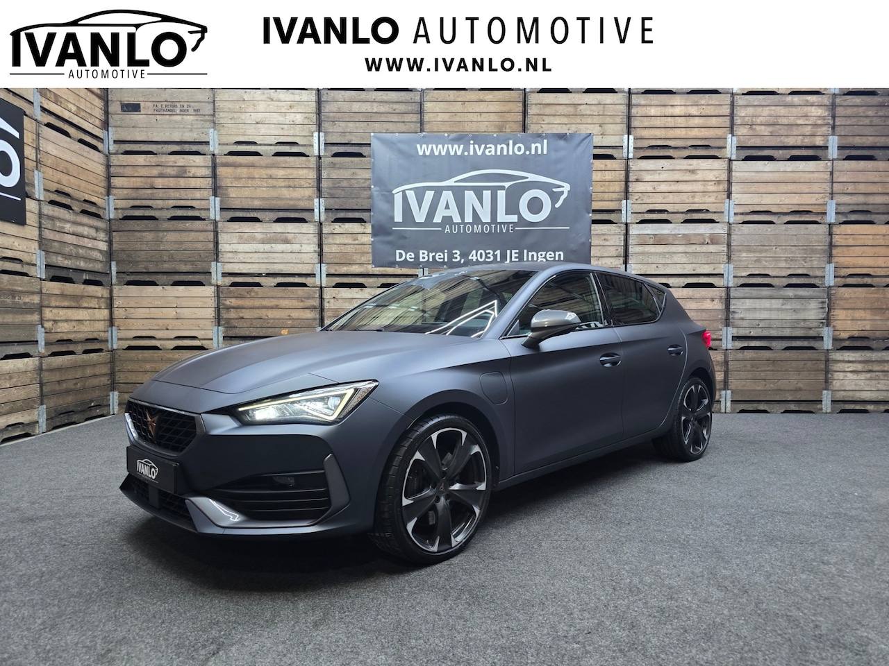 CUPRA Leon - Hybride 180 kW MATGRIJS Stuur/stoelverwarming Navi Clima PDC 19''LM - AutoWereld.nl