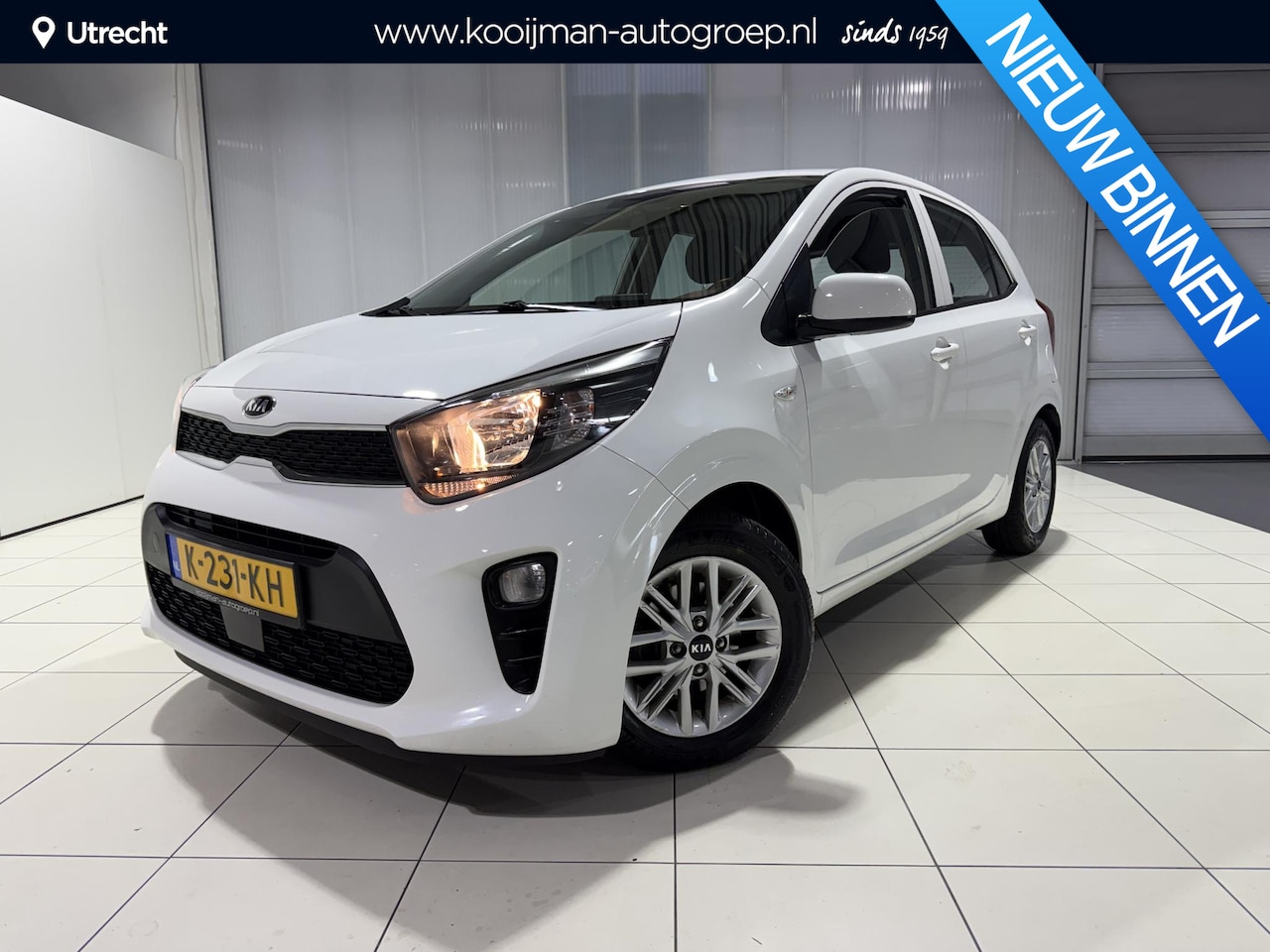 Kia Picanto - 1.0 DPi DynamicLine Apple Carplay/Android Auto, Camera, Airco - AutoWereld.nl