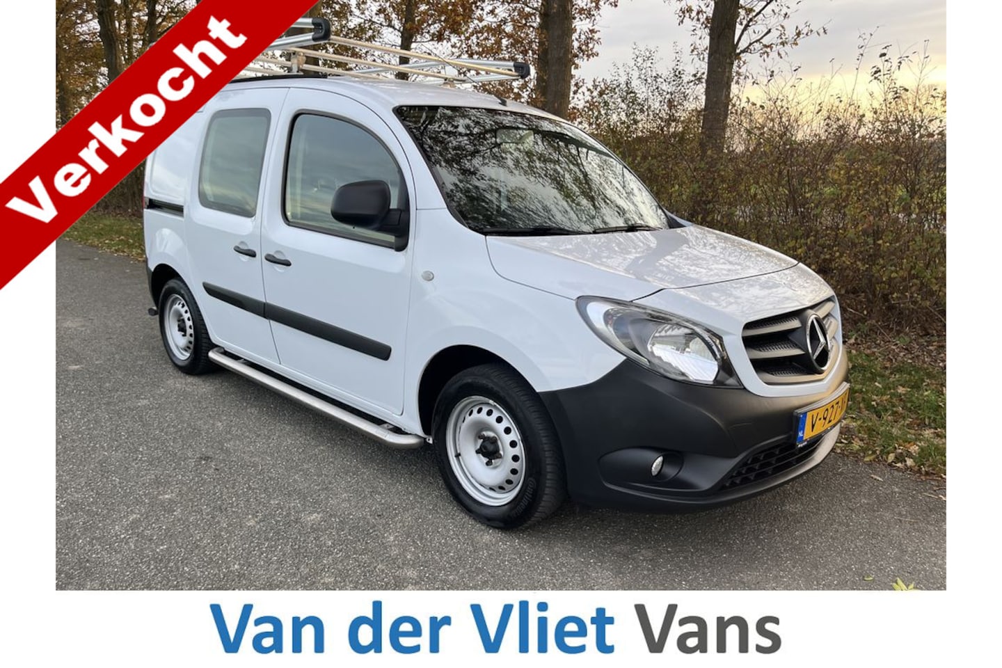 Mercedes-Benz Citan - 108 CDI E6 3p Lease €178p/m, Airco, Trekhaak, Inrichting, Imperiaal, Onderhoudshistorie aa - AutoWereld.nl