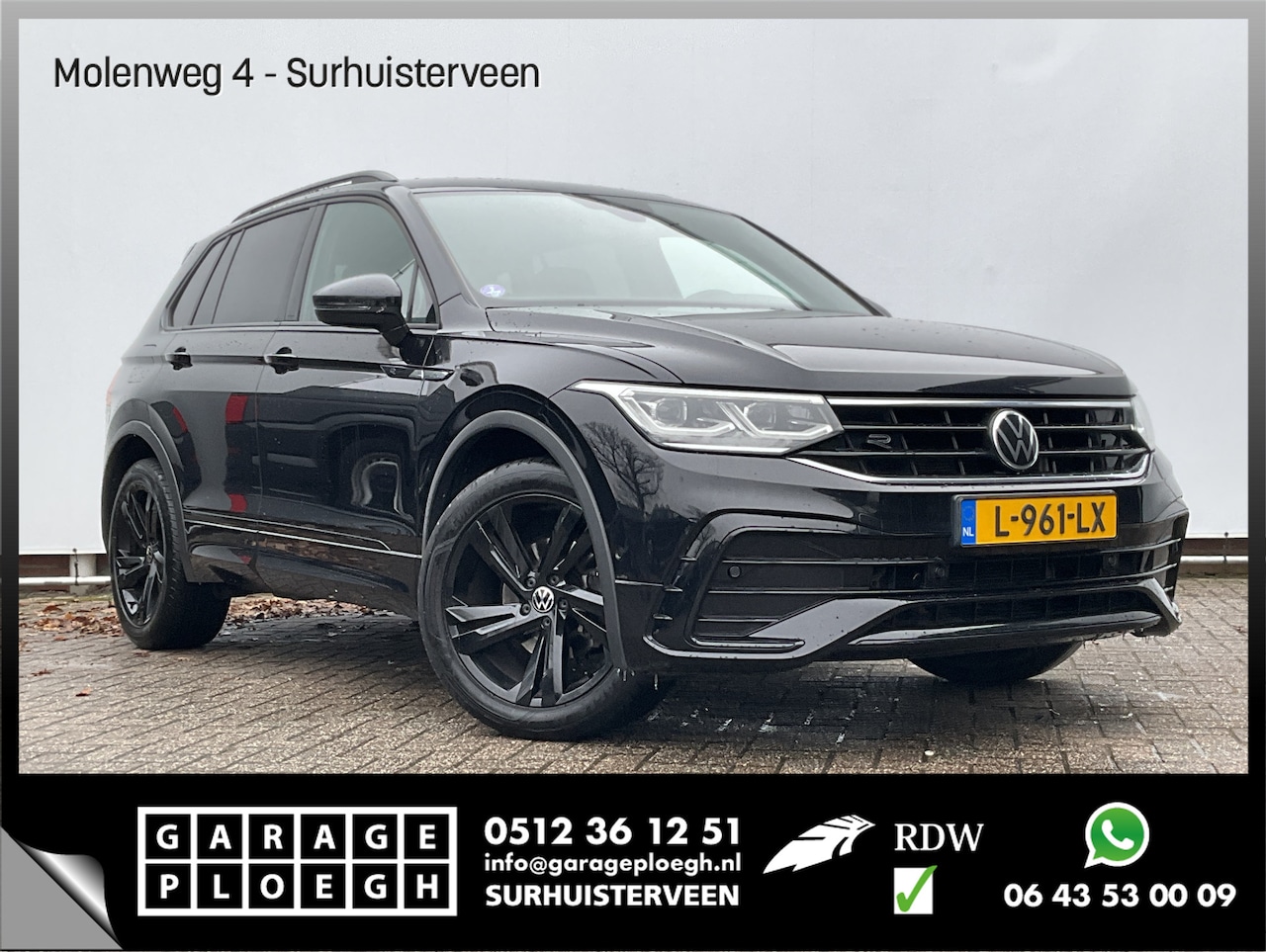 Volkswagen Tiguan - 1.5 TSI R-Line Harman/Kardon Leer Adapt.Cruise Carplay Keyless Business+ - AutoWereld.nl