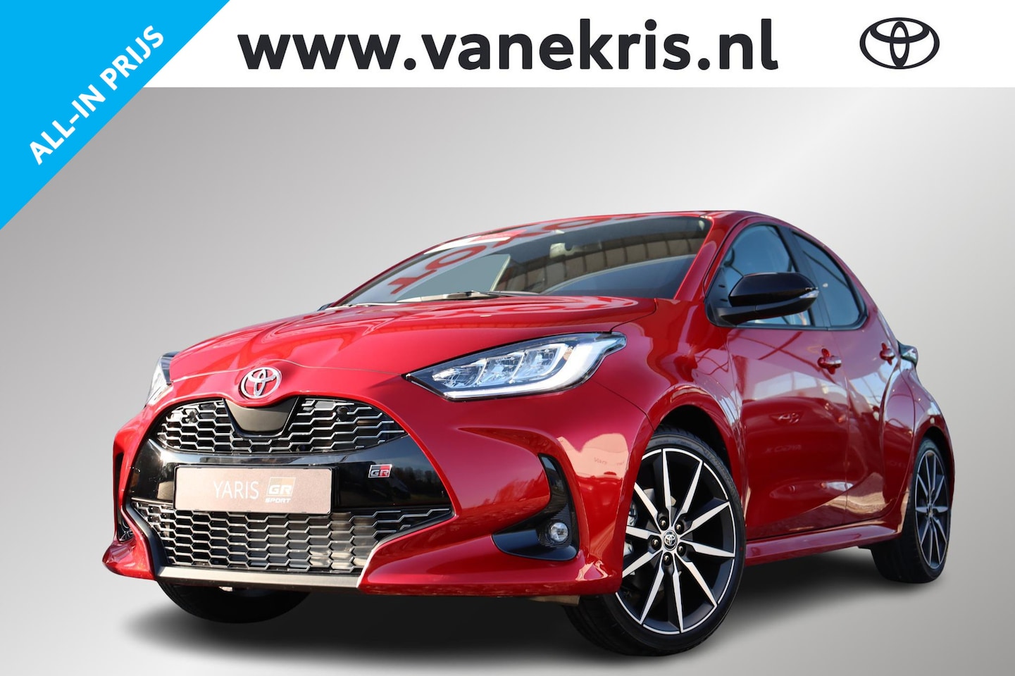 Toyota Yaris - 1.5 Hybrid 130 GR Sport, Climate control, Led, Apple Carplay, Android Auto, Parkeercamera. - AutoWereld.nl