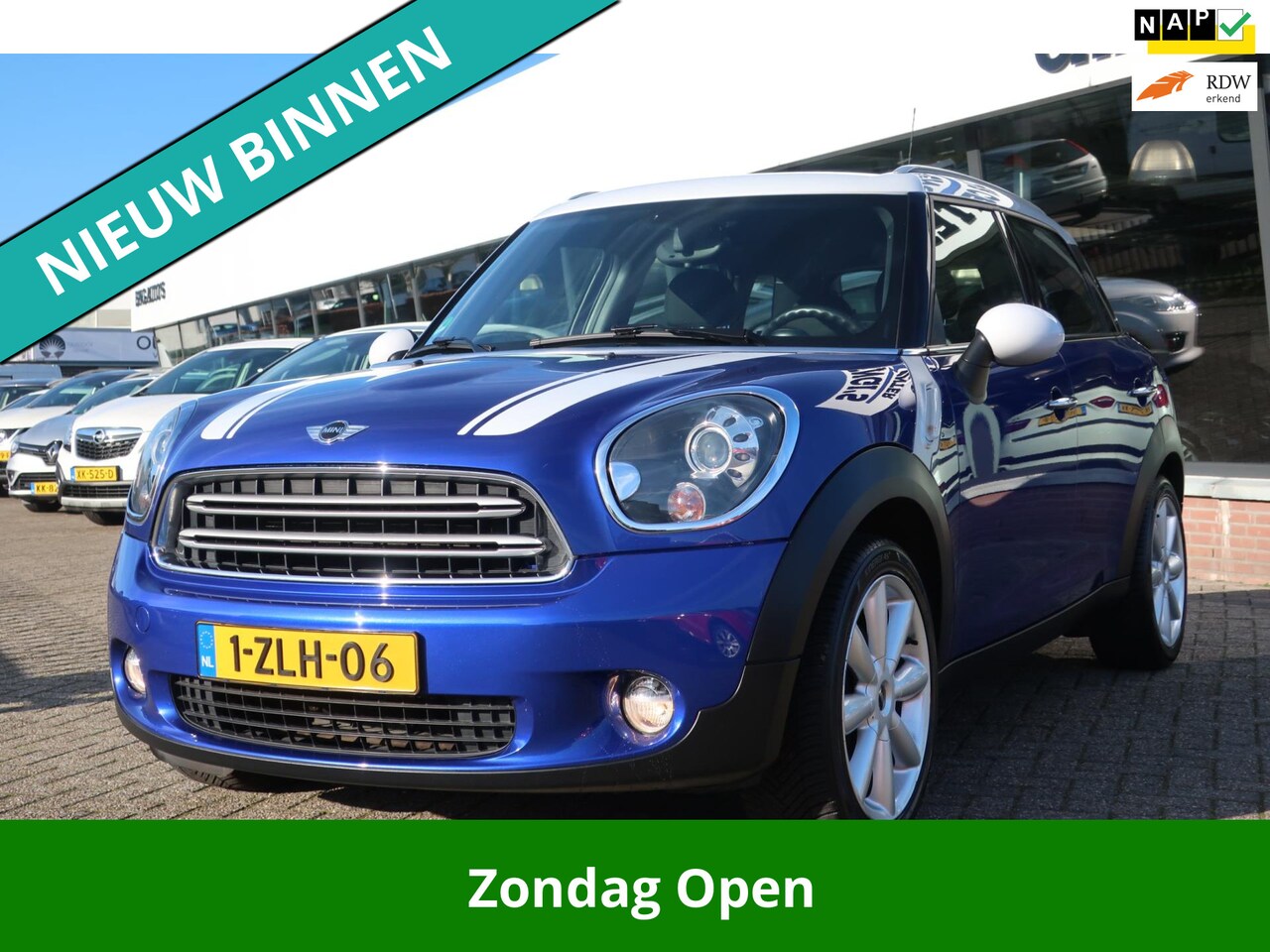 MINI Countryman - Mini 1.6 Cooper Knockout Edition 2e EIG_XENON_NAVI_ECC_18-INCH. - AutoWereld.nl