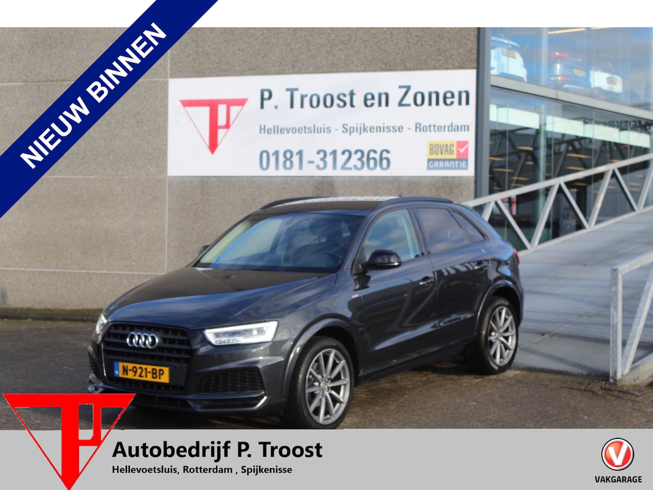 Audi Q3 - 1.4 TFSI CoD Automaat S-Line Lederen bekleding/Stoelverwarming/Navigatie/Cruise control/Pa - AutoWereld.nl