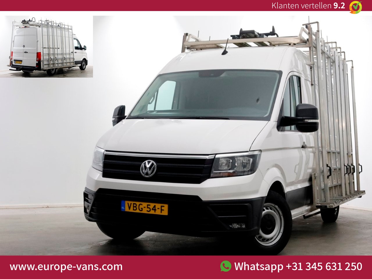 Volkswagen Crafter - 35 2.0 TDI 177pk L3H3 (L2H2) Dubbel Lansing Glasresteel 09-2019 - AutoWereld.nl