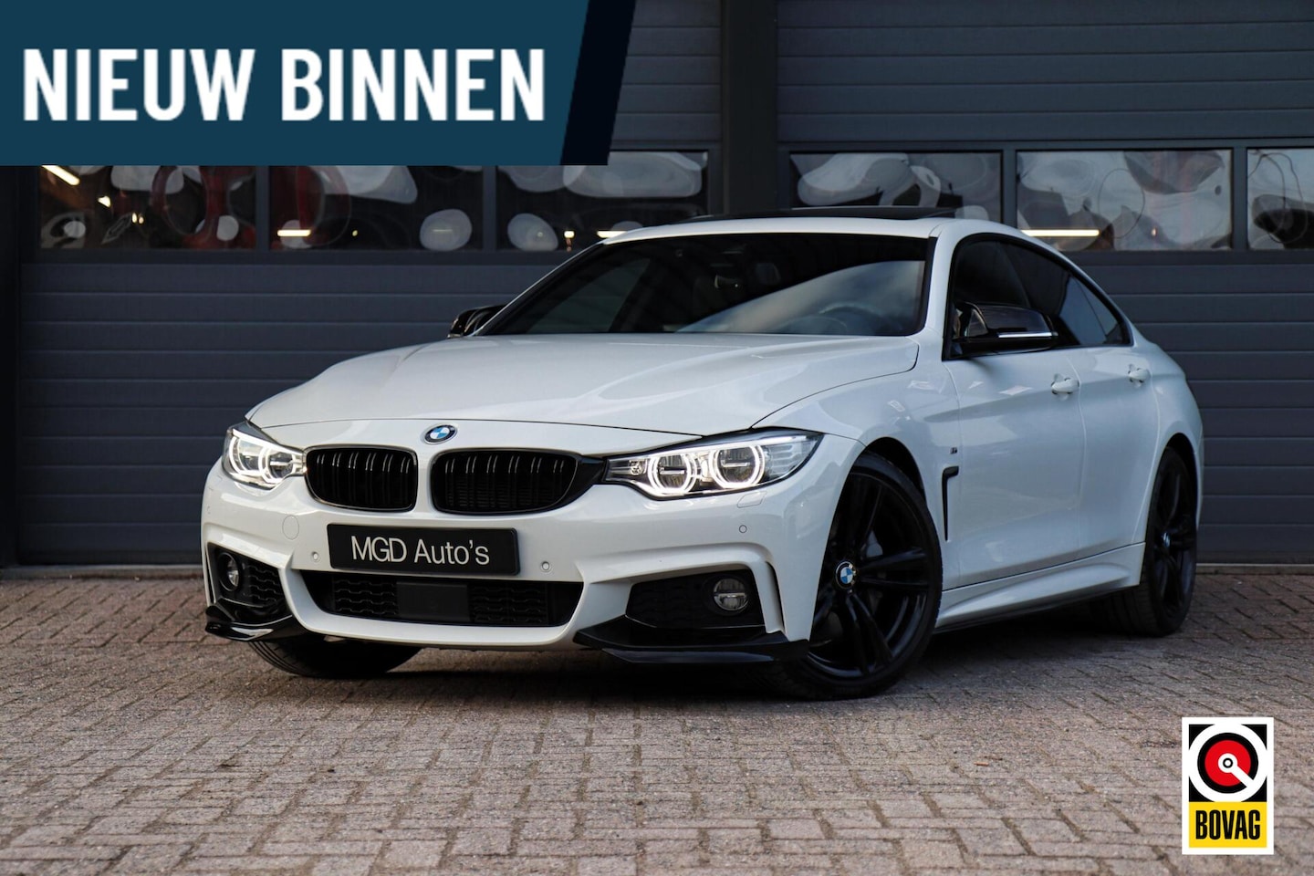 BMW 4-serie Gran Coupé - 435i M-Sport M-Pakket /LED/SCHUIFDAK/CAMERA/MEMORY/HUD/ELEK. KLEP/KEYLESS! - AutoWereld.nl