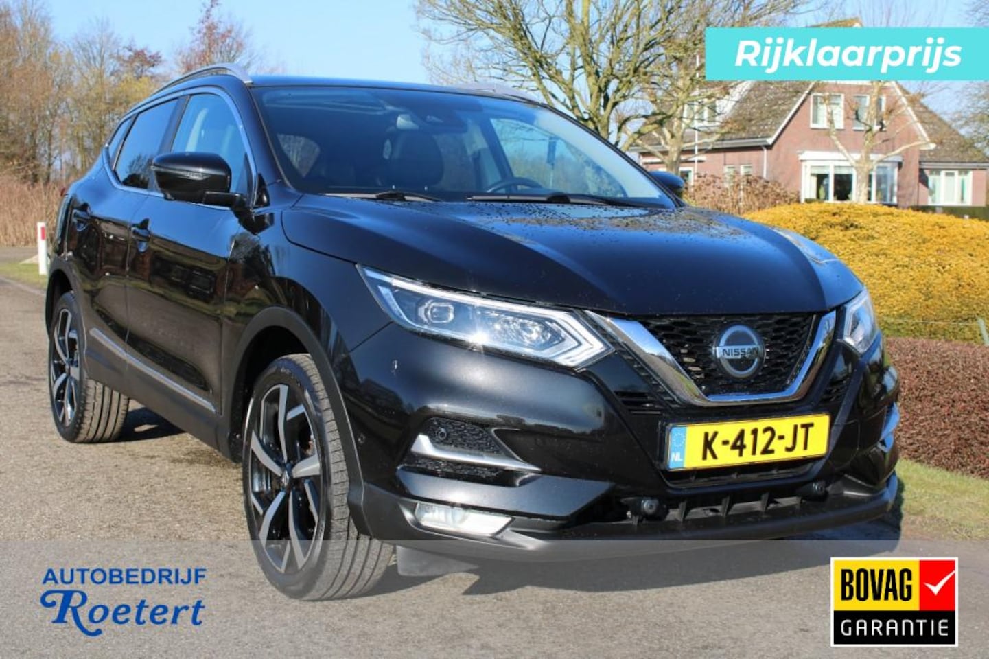 Nissan Qashqai - 1.3 DIG-T 140pk Tekna ECC/leer/navi/camera/ACC/pano/trekhaak - AutoWereld.nl
