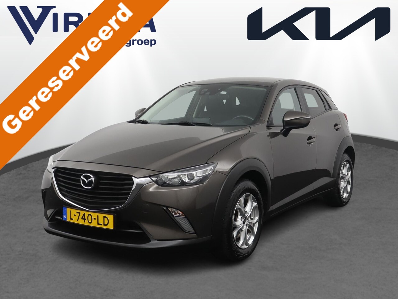Mazda CX-3 - 2.0 SkyActiv-G 120 SkyLease+ - Airco - Cruise Control - Navigatie - Stoelverwarming - Trek - AutoWereld.nl