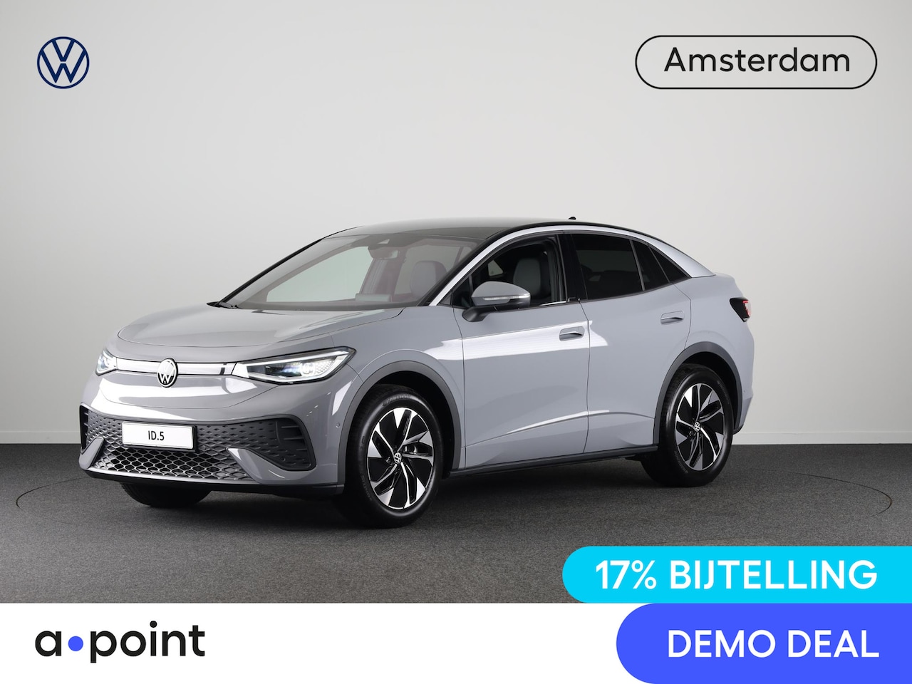 Volkswagen ID.5 - Pro Business 77 kWh accu, 210 kW / 286 pk SUV Elek | 360 Camera | Led matrix | Navigatie | - AutoWereld.nl