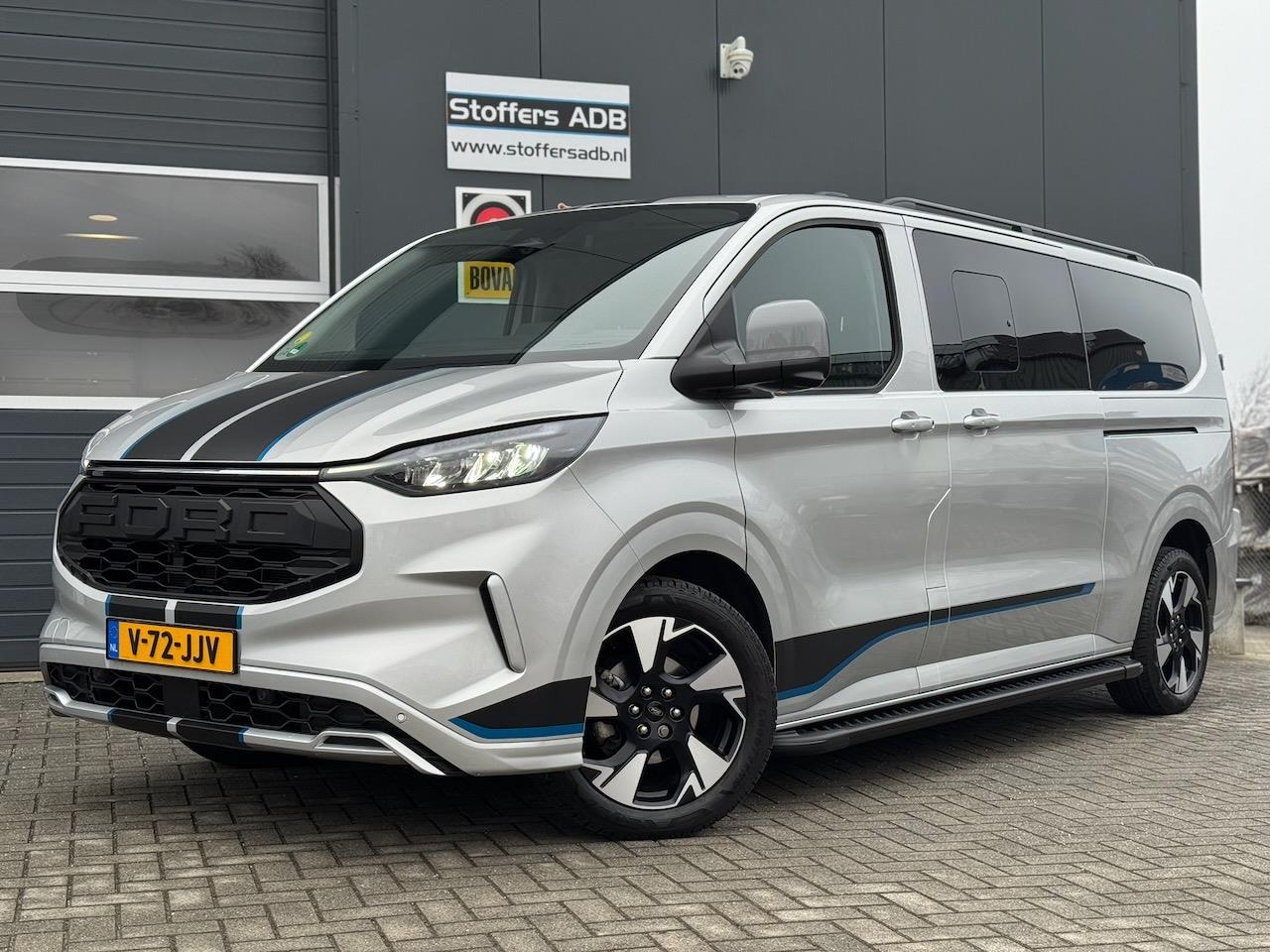Ford Transit Custom - 2.0 TDCI L2H1 Sport DC AWD 170pk | 2029 GARANTIE | Elek. Trekhaak 2500KG | Raptor | Digi S - AutoWereld.nl